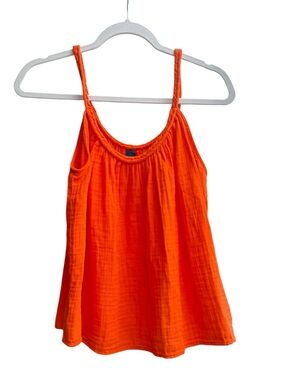 Gap Bright Orange Women’s Spaghetti Strap Tank Top Size S